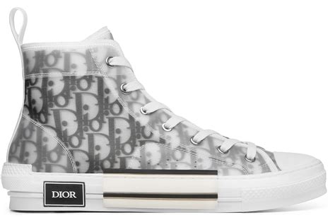 b23 high-top dior oblique sneaker